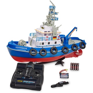 Carson Küstenwache TC-08 2.4G 100% RTR, Ferngesteuertes Boot, RC Boot, mit Funktionen, inklusive Fernsteuerung, Sicherheitsschaltung, Blau