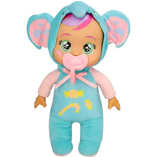 Cry Babies Tiny Cuddles Day Care Ellie, Babypuppe, Plüschpuppe mit Pyjama und Schnuller, die echte Tränen weint, Spielzeug und Geschenk für Kinder ab 18 Monaten