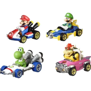 Mattel GBG25 Hot Wheels Mario Kart Replica 1:64 Die-Cast, 1 Stück, Vorsortiert