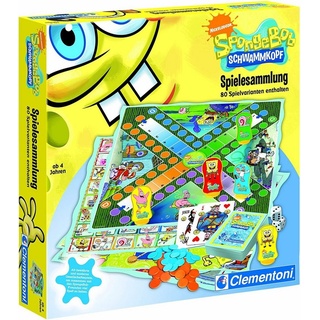Clementoni® Spiel, Clementoni - Spielesammlung - Spongebob Schwammkopf gelb