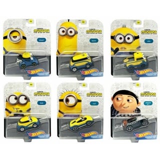 Hot Wheels Minions Edition - The rise of gru - Alle 6 Fahrzeuge 1:64 GMH74