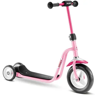 Puky R1 Scooter | sicherer Roller für Kinder ab 2 Jahren | rutschfestes Trittbrett | höhenverstellbarer Lenker | top Fahrrad-Alternative | Rosé