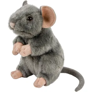 Teddys Rothenburg Kuscheltier Maus/Ratte aufrecht stehend grau 17 cm