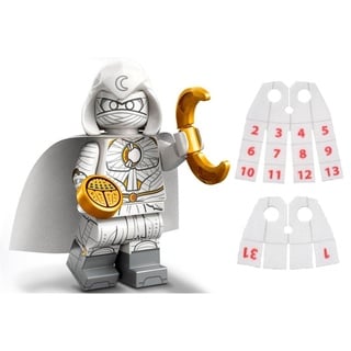 LEGO Marvel Serie 2 Minifigur: Mond Ritter Minifigur mit LEGO Kalender Man Capes - Superhelden 71039