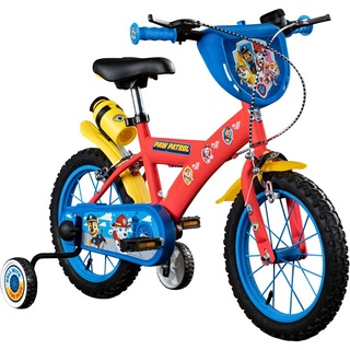 Paw Patrol Kinderfahrrad 14 Zoll Fahrrad ab 3 Jahre 100 - 115 cm Mädchen Jungen Kinderrad Spielrad
