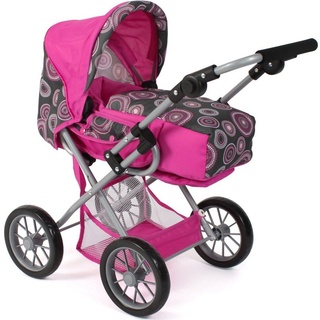 CHIC2000 Kombi-Puppenwagen Leni, Hot Pink, mit herausnehmbarer Tragetasche rosa