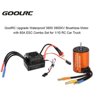 GoolRC Upgrade-Wasserdichte 3650 3900KV Brushless Motor mit 60A ESC Combo Set fuer 1/10 RC Auto-LKW