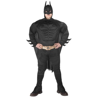 Rubie ́s Kostüm Batman Faschingskostüm The Dark Knight, Lizenziertes Batman Kostüm für Superhelden-Fans schwarz M