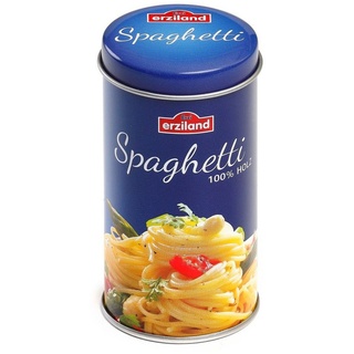 Erzi® Spiellebensmittel Kaufladen Spaghetti aus Holz in der Dose, (Set, 25-tlg., 1), Made in Germany beige