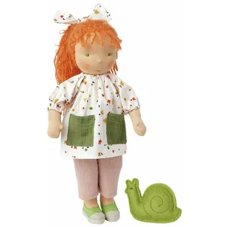 Käthe Kruse Waldorf Spielpuppe ELSA – Handgefertigte Kreative Spielpuppe, Oeko-TEX Baumwolle, Bio-Schafschurwolle, Ideal Für Kinder Ab 3 Jahren, 38 cm Groß