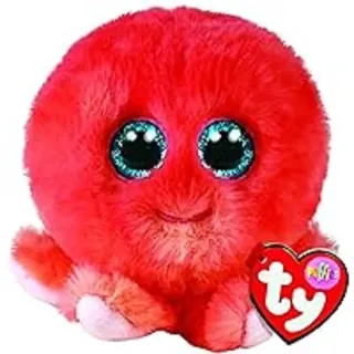 Ty - Teeny Puffies Krake Sheldon - 10 cm, 2009131, Red