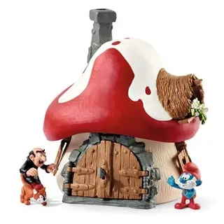 Schleich 20803 - Schlumpf Haus mit 2 Figuren