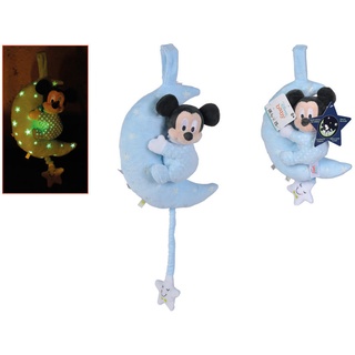 Disney Spieltier Micky&Minnie, Blau, Kunststoff, Textil, 10x38 cm, unisex, Gute-Nacht-Musik, Spielzeug, Kinderspielzeug, Sonstiges Spielzeug