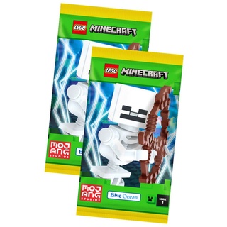 Blue Ocean Sammelkarte Lego Minecraft Karten Serie 1 - Sammelkarten Trading Cards (2024) - 2, Lego Minecraft Karten Serie 1 - 2 Booster Karten