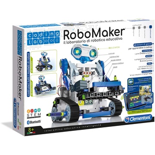 Clementoni 19132 59122 Galileo RoboMaker Starter Roboter Bausatz, 3