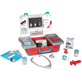 Smoby Toys - Arztkoffer Kinder (groß) - Spielzeug-Doktorkoffer inkl. Ausstattung - großer Notarzt-Koffer für Kinder ab 3 Jahren