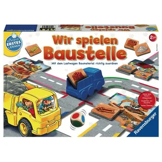 Ravensburger Spiel Spielend Erstes Lernen Farbzuordnungsspiel Wir spielen Baustelle 24726