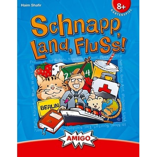Amigo Spiel + Freizeit GmbH Spiel, Schnapp, Land, Fluss!, Kartenspiel - Kinderspiel, Familienspiel, Strategiespiel - Reisespiel