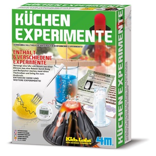 Kidz Labs - Küchen Experimente - Experimentierkasten 4M - Chemie Physik Set
