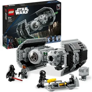 LEGO 75347 Star Wars TIE Bombe Modellbausatz mit Darth Vader Minifigur mit Lichtschwert und Gonk-Droide, baubares Spielzeug mit Starfighter als Ges... - Beige