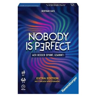 Ravensburger Kartenspiel 26846 Nobody is perfect, Extra Edition, ab 14 Jahre, 3-6 Spieler