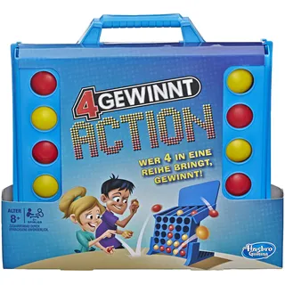 Hasbro E3578100 4 gewinnt Action, temporeiches Kinderspiel