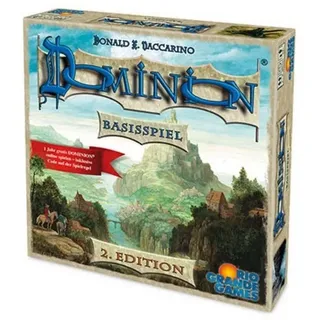 Rio Grande Games Spiel 22501413 - Dominion - Basisspiel - 2nd Edition (DE-Ausgabe), Familienspiel, Strategiespiel bunt