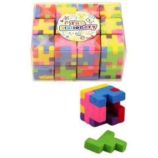 Henbrandt Radiergummi Puzzle Kinder Gummi Würfel ca. 2.7cm, ideal als Mitbringsel für Partys bunt