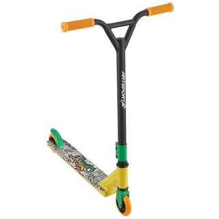 ArtSport Stunt Scooter Street Life - Trick Roller für Kinder & Jugendliche - Tretroller Schwarz Gelb