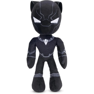 Grupo Moya Black Panther Plüschfigur, 25 cm, Füllung und Außenseite aus 100% recyceltem Material, geeignet für alle Altersgruppen