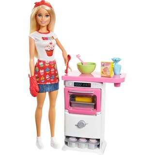 Barbie Cooking Baking Bäckerin Puppe Spielset