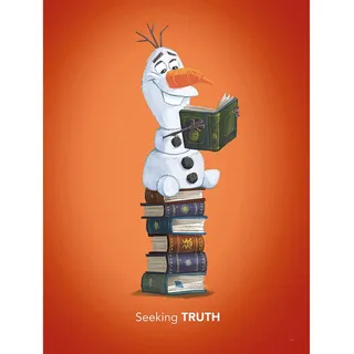 Disney Poster Frozen Olaf Orange 30 x 40 cm 610149
