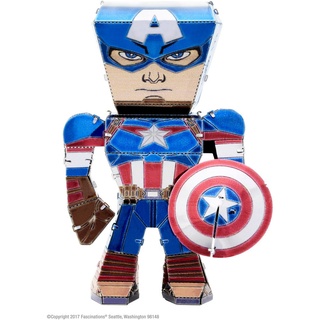 Marvel Avengers Captain America 3D Metall Bausatz     