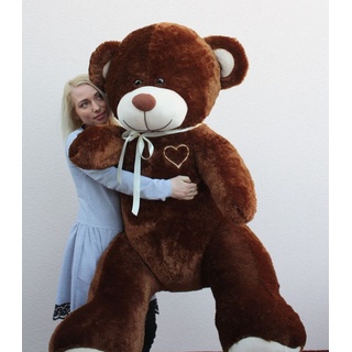 Riesiger großer Teddybär, weiches Kuscheltier – 105 x 85 cm – braun