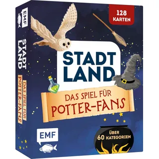 Kartenspiel: Stadt, Land, ... Das inoffizielle Spiel für Harry Potter-Fans mit 128 Karten: Der Spieleklassiker mit über 60 zauberhaften Kategorien für alle Harry Potter-Fans