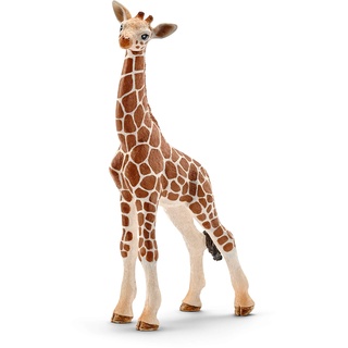 schleich 14751 Giraffenbaby, für Kinder ab 3+ Jahren, WILD LIFE - Spielfigur