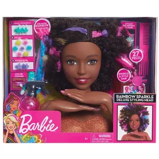 Barbie JP JPL63345 Sparkle Deluxe Styling Head-Afro Hair