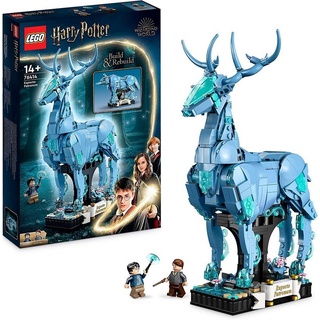 LEGO® Konstruktions-Spielset Harry Potter Expecto Patronum, 2in1 Hirsch Wolf Figur (76414), (754 St)