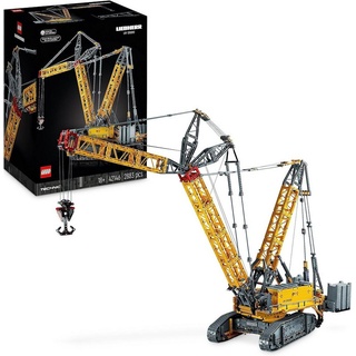 LEGO® Konstruktions-Spielset Technic - Liebherr LR 13000 Raupenkran Technik Kran (42146), (2883 St) gelb|schwarz