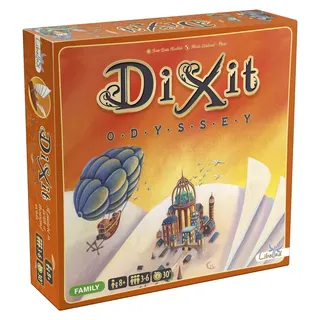 Asmodee Libellud, Dixit Odyssey, Board Game, Ages 8+, 3 to 8 Players, 30 Minutes Playing Time