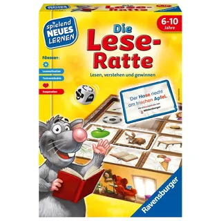 Ravensburger 24956 Die Lese-Ratte Spielen und Lernen, Yellow