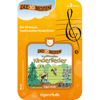 tigercard für die tigermedia tigerbox - Die 30 besten traditionellen Kinderlieder