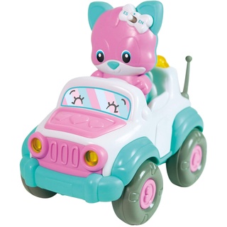 Clementoni 61719 Kitty RC Fahrzeug-interaktives und sprechendes Spielzeug (englische Version) -ferngesteuertes Auto, ab 2 Jahren, Mehrfarbig, One Size