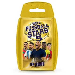 Winning Moves Spiel Top Trumps Weltfuball Stars 5, Kartenspiel, ab 2..., Familienspiel, Quizspiel / Wissensspiel