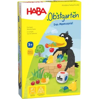 Haba Spiel, Mitbringspiel Mini Memospiel Obstgarten 1004610001