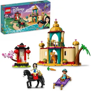 LEGO® Disney Princess - Jasmins und Mulans Abenteuer Schloss (43208) Konstruktions-Spielset, (176 St)