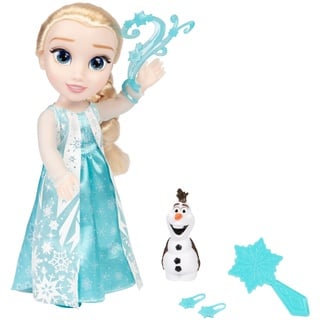 Disney Die Eiskönigin - Frozen - Singende ELSA Puppe 35 cm, singt „Let It Go“, inklusive Zubehör für zusätzlichen Spielspaß, perfekt Mädchen ab 3 Jahren, 225306, Türkis