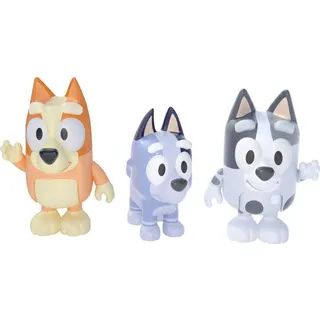 Moose Toys Bluey Spielfiguren Familie, 3-tlg.