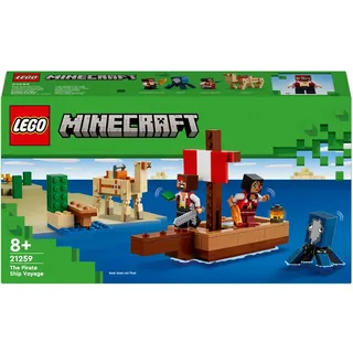 LEGO Minecraft 21259 Piratenschiff-Kreuzfahrt