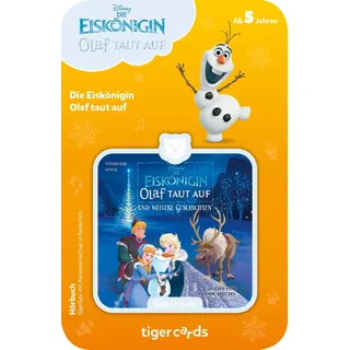 tigermedia tigercard Die Eiskönigin Olaf taut Anna Elsa Hörspiel tigerbox Audioplayer Hörbuch Kindermusik Geschenkidee Einschulung Geburtstag